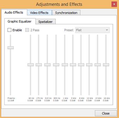 VLC-Videoeffektereiter