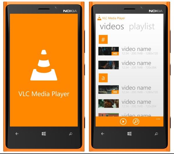 use vlc on windows phone