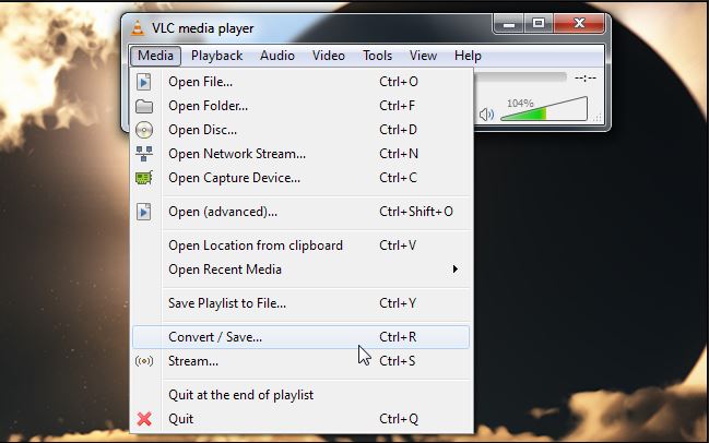 capture screen with vlc