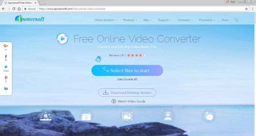 Convierta RMVB / RM a MP4 en línea - Apowersoft Free Online Video Converter