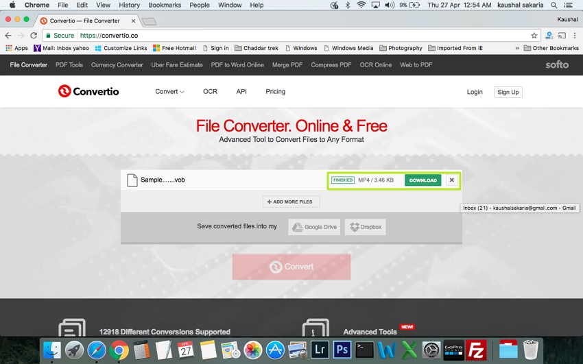 video converter vob to mp4