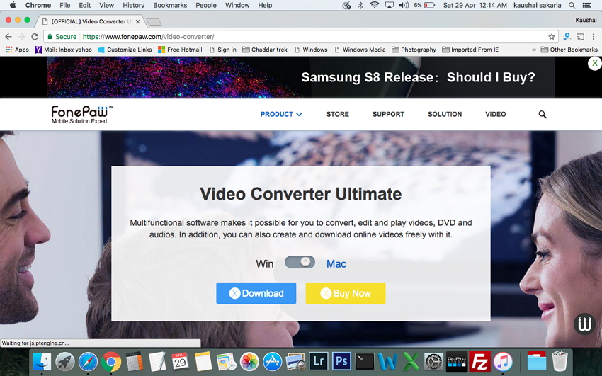 Convertir MP4 en MOV sur Mac - FonePaw UniConverter