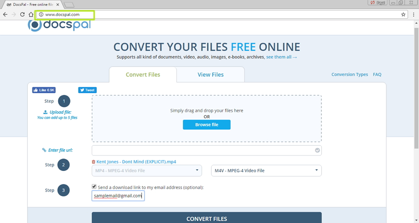  Online MP4 naar M4V Converter - Docspal