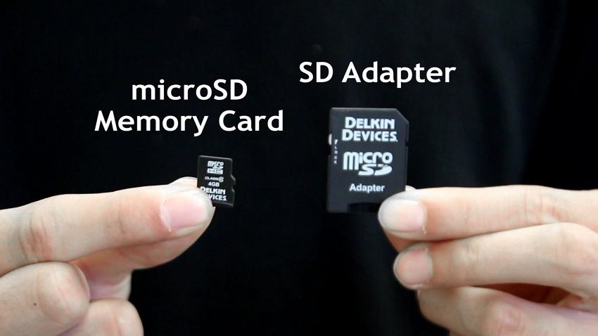 Saca la tarjeta microSD - transfiere videos de cámara a PC