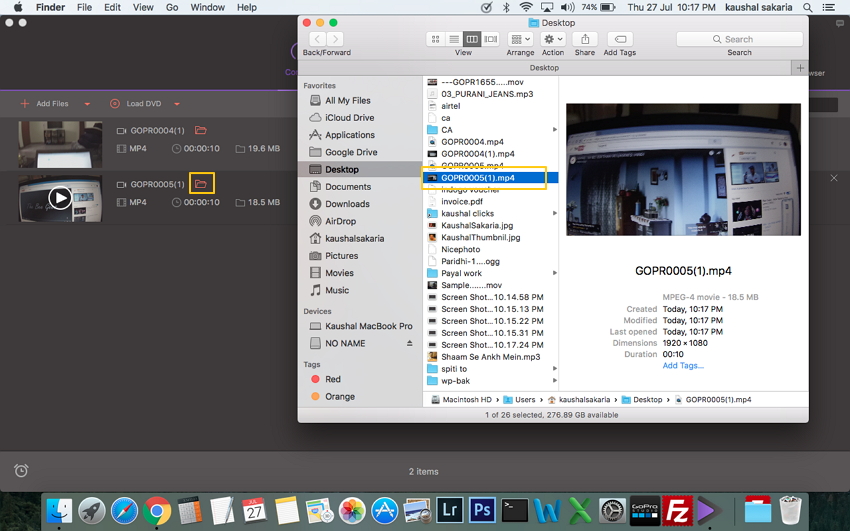 how to download videos from camera to mac