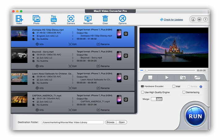 MacX Video Converter Pro - Camcorder-Videos komprimieren