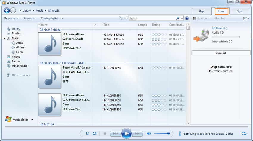 windows media player convert mp4 to mp3