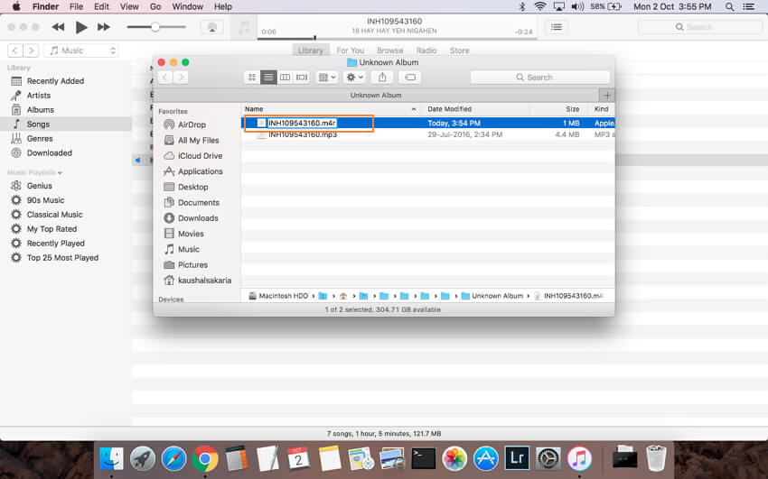 convertir mp3 avec iTunes