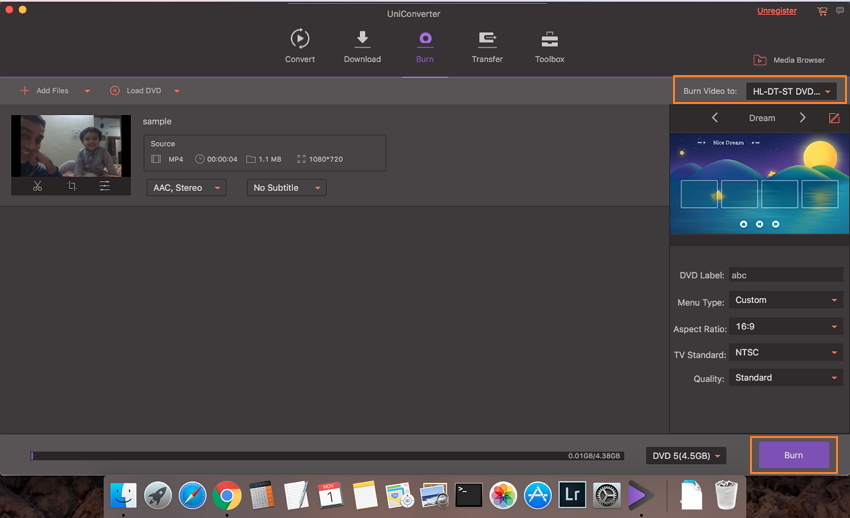 How To Use Burn Mac Program For Dvd Tv Video