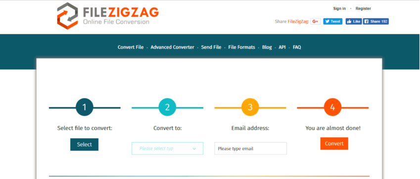 filezigzag online converter