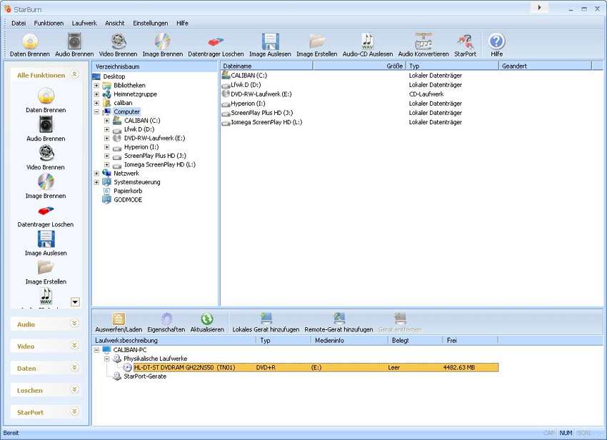kostenlose Windows-DVD-Brenner StarBurn