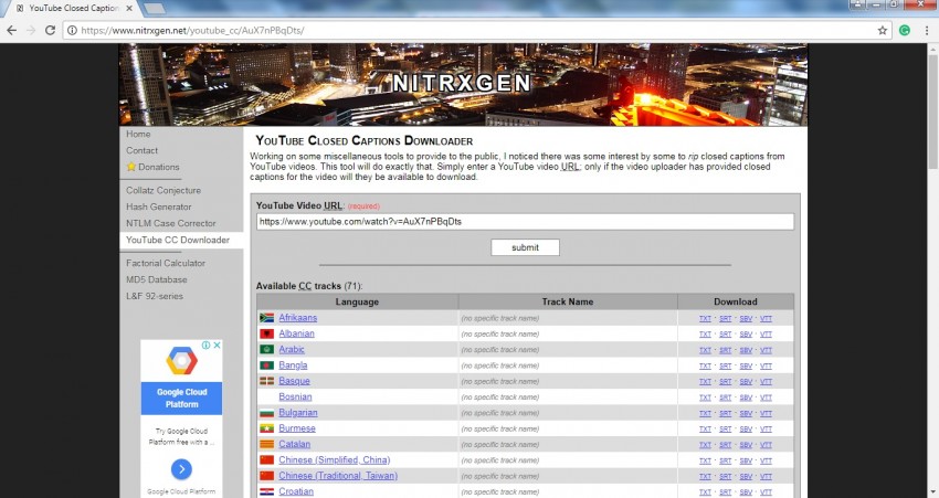 downloade youtube cc untertitel