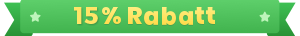 15% Rabatt