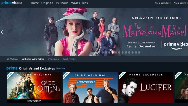 site pour télécharger film 4K - Amazon Prime