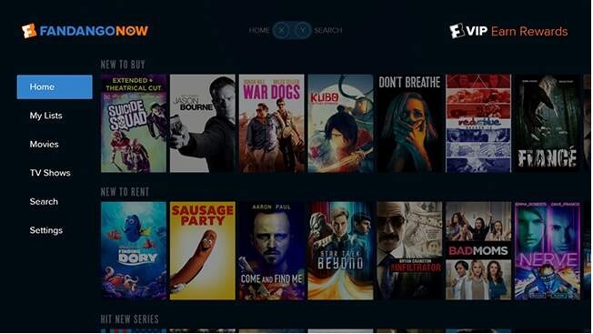 4k movie sites - FandangoNow