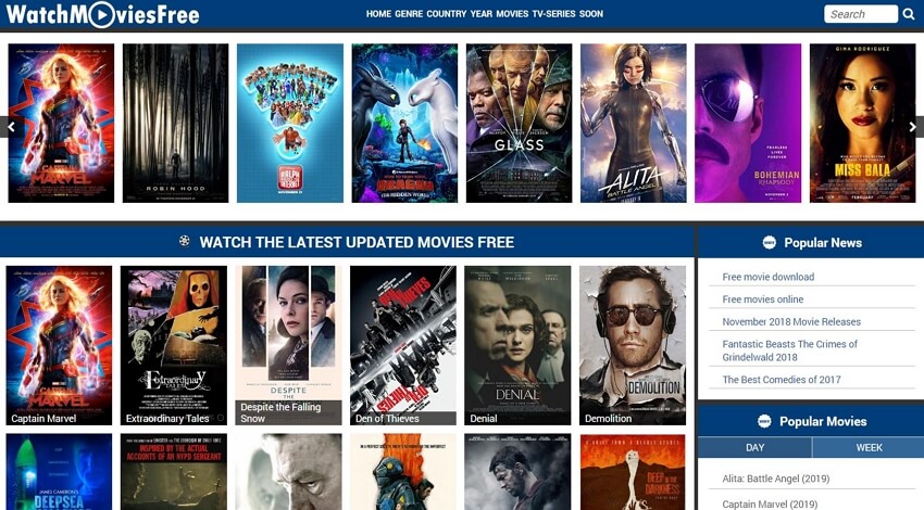 sites de films hindis - WatchMoviesFree