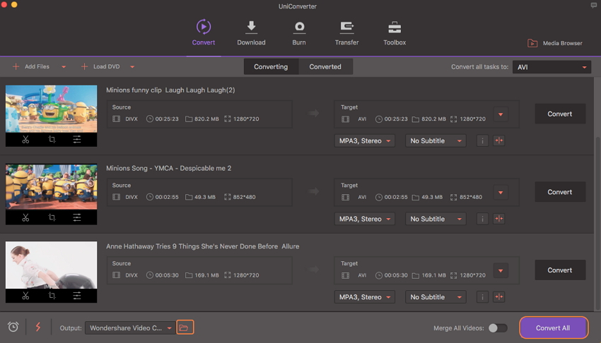 How to Convert DIVX to AVI on Windows/Mac