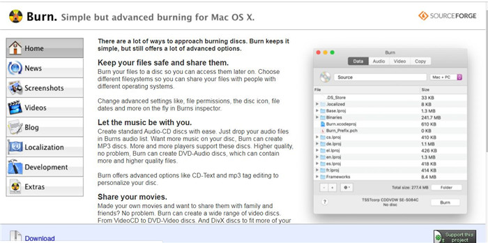 best program for burning cds mac