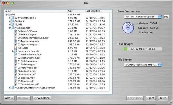 software de gravação de cd grátis mac