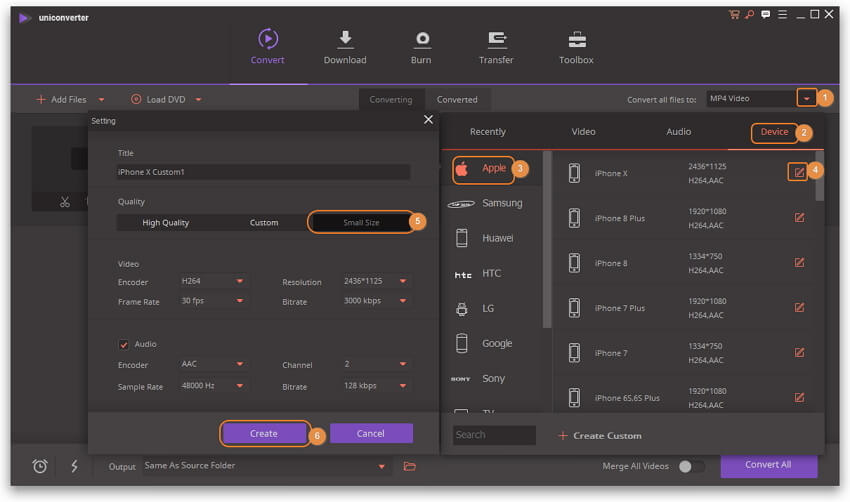 Personalizza il formato di output