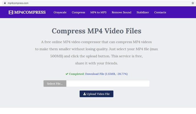 free mp4 video compressor - mp4compress