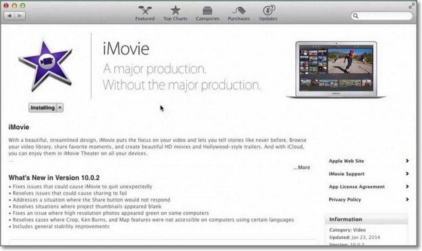 how to compress video by imovie