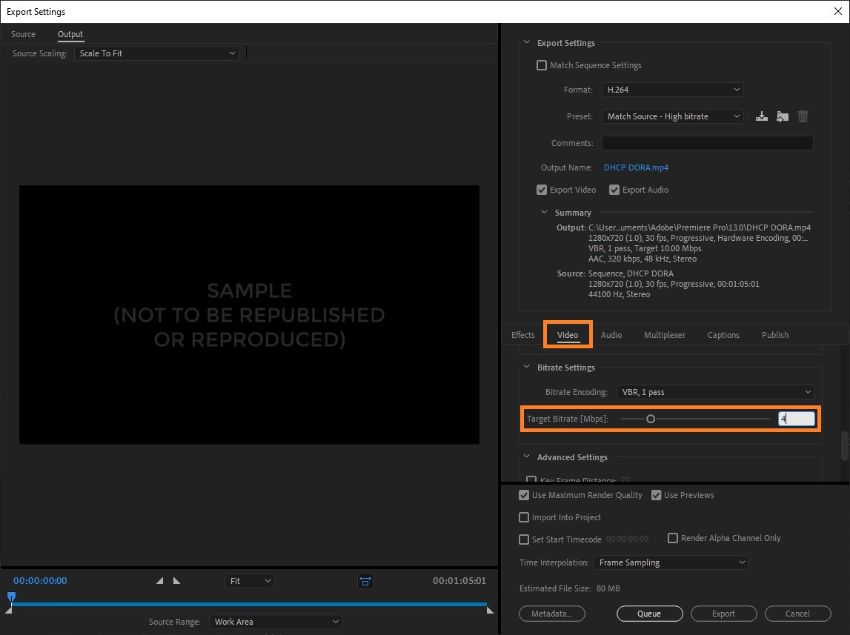 Adobe Premiere Clip Mismatch Warning