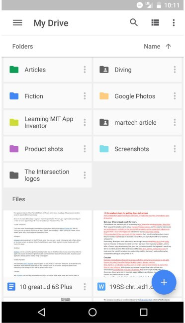 إرسال ملفات كبيرة باستخدام WhatsApp alternative - Google Drive