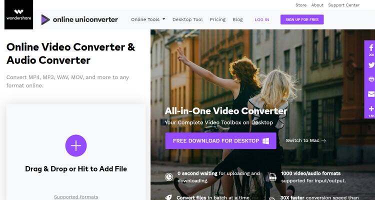 converter arquivo FLV online-Online UniConverter