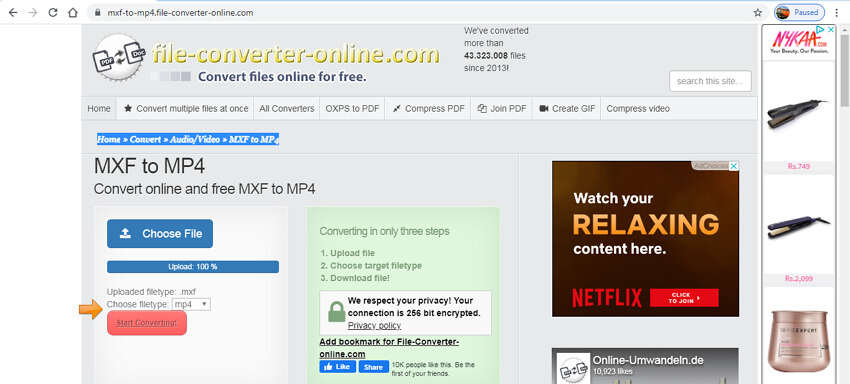 mxf file converter