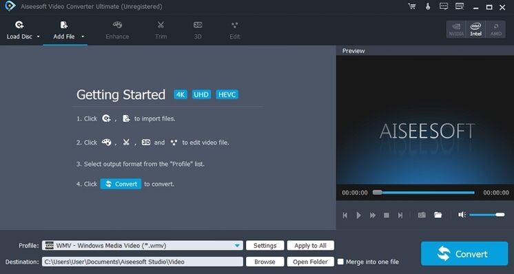 Melhor e Grátis TS Player Online - Aiseesoft Video Converter Ultimate