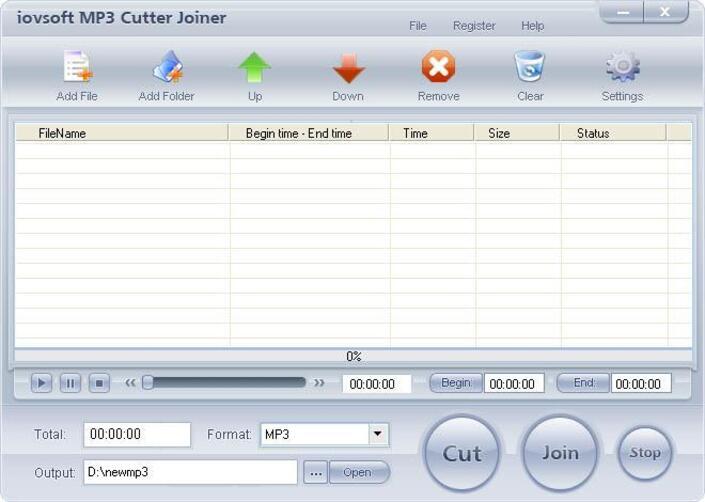 iovSoft MP3 Cutter Joiner gratuit