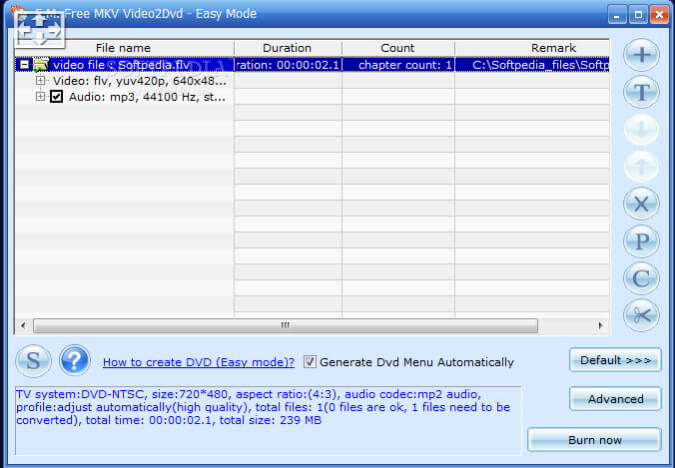 converter mkv para dvd grátis - EM Free MKV Video2Dvd