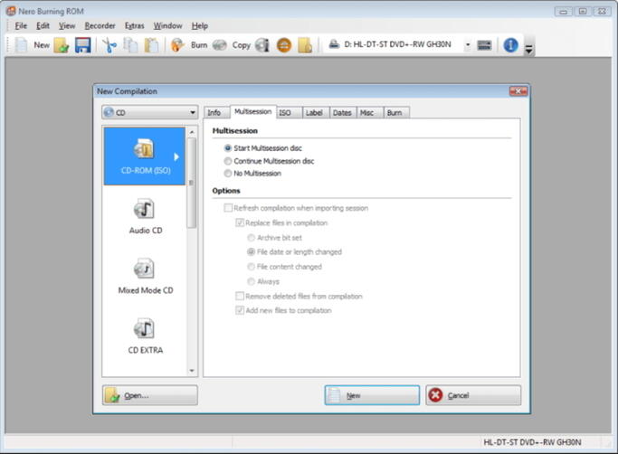 nero burning software for windows xp