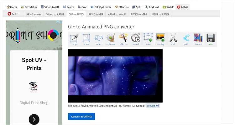 Online Image to GIF Converters-Ezgif