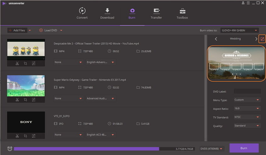 Customize DVD menu for dvd creator torrent