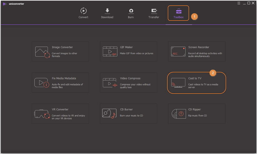 Open Wondershare Media Server and Connect your Xbox with PC