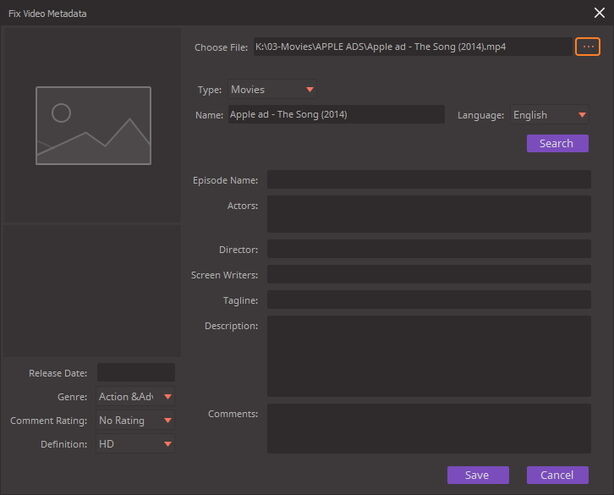 metadata editor mac