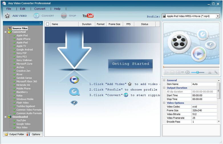 Any Video Converter Pro - M4V converter