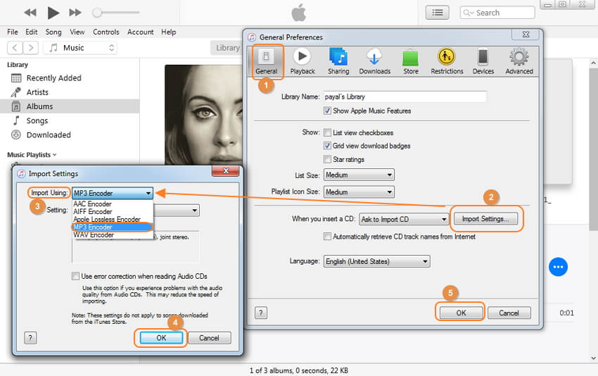 تحويل MP4 إلى MP3 Mac باستخدام iTunes