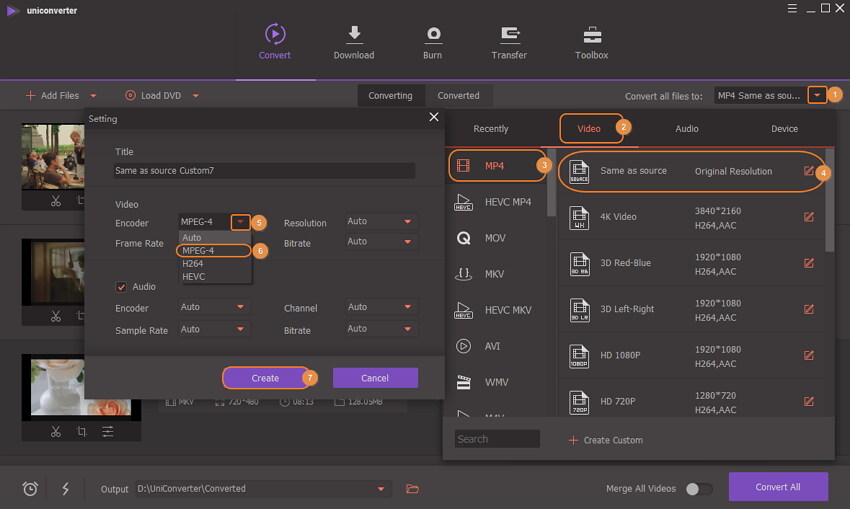 converter mkv para mpeg4 - escolha arquivos