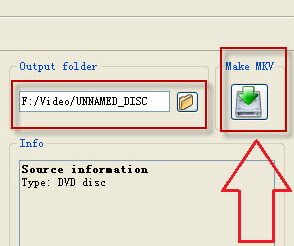 convert m2ts to mkv with Makemkv