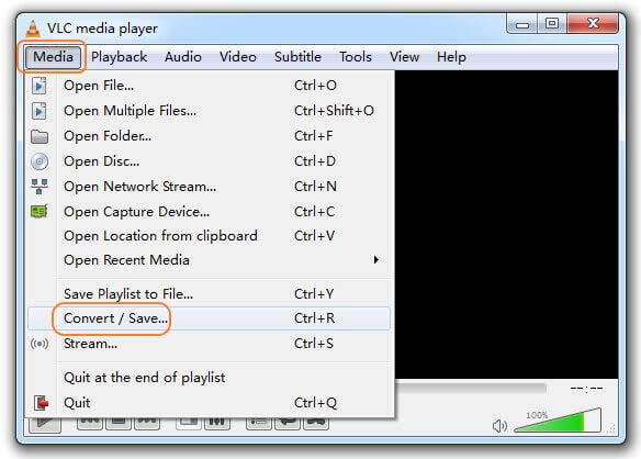 using vlc media player to convert video