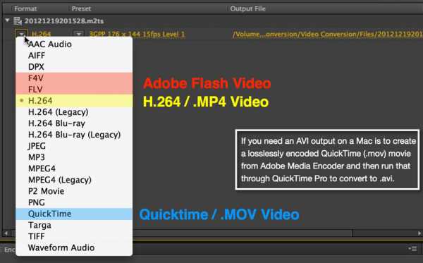 Converteer FLV naar MOV met Adobe Media Encoder