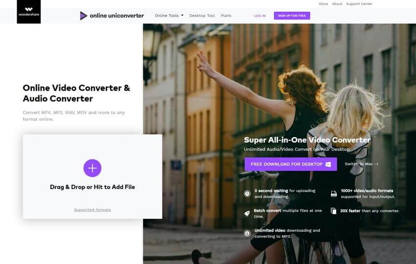 MOV to AVI converter online media.io