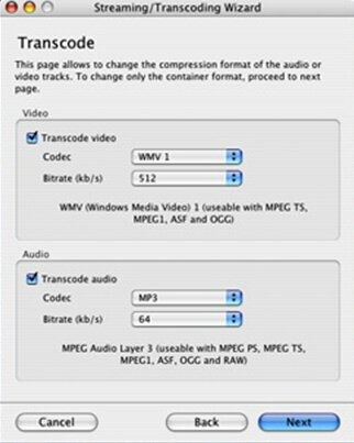 Video-Codec-Option wählen