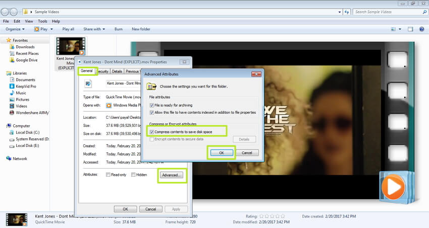 compression video mov - Astuce 1