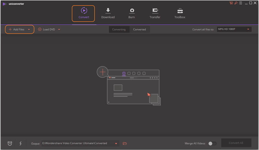 add files to mov to mpg converter