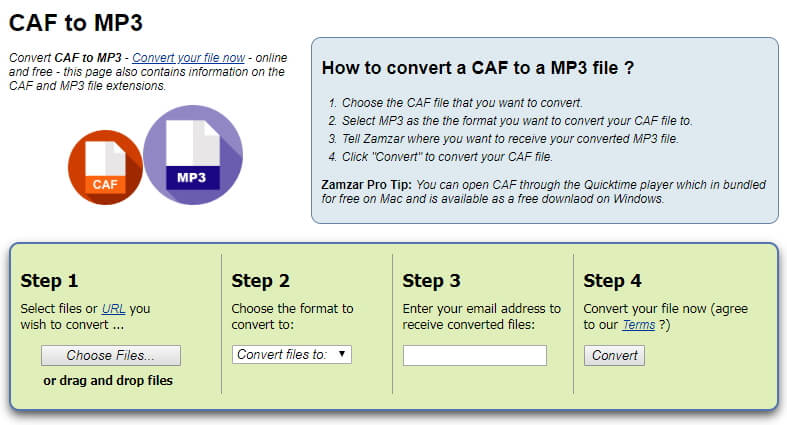 CAF to MP3 Converters: Convert CAF to MP3 on Mac OS X