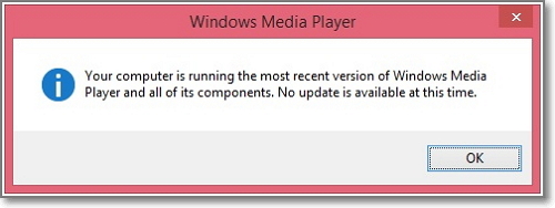 verifique qual é a versão do windows media player